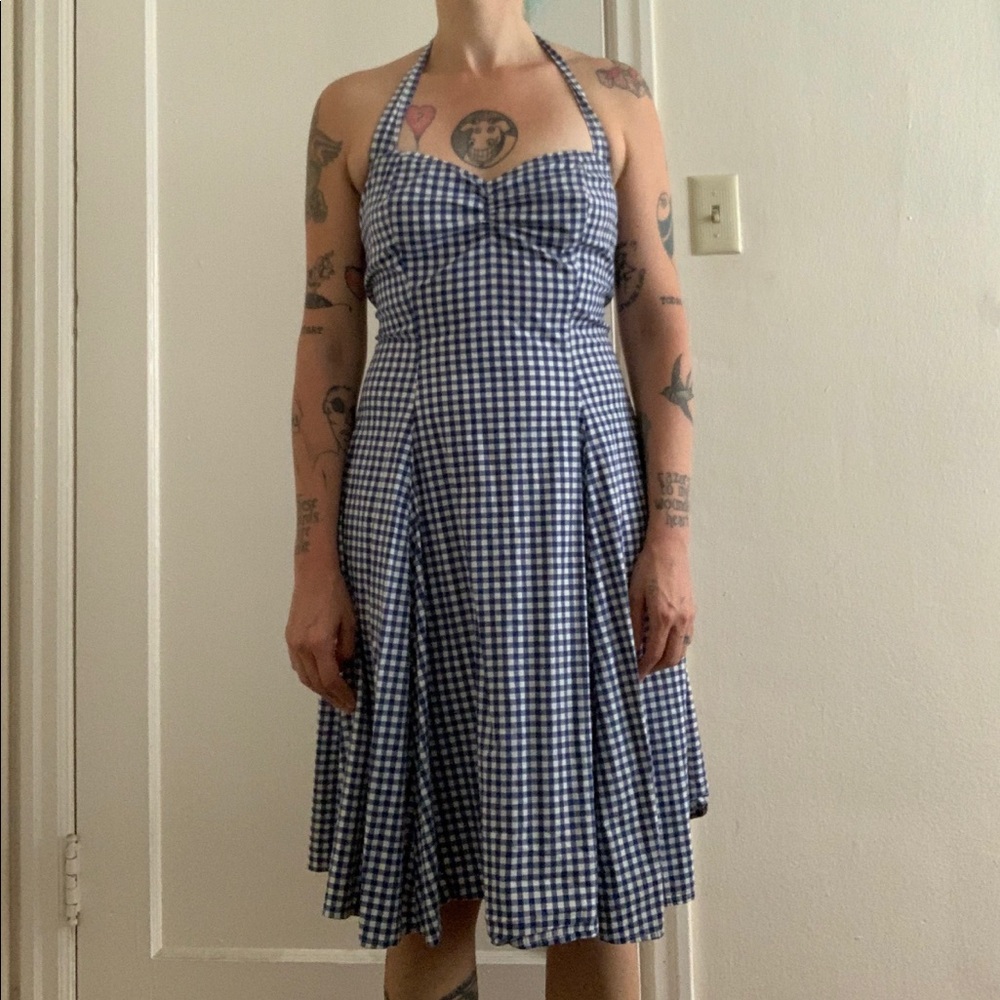 Heartbreaker halter neckline dress